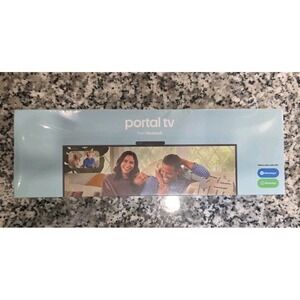 NEW Facebook Portal TV Smart Speaker Black HDMI Bluetooth Wi-Fi Alexa Video Call